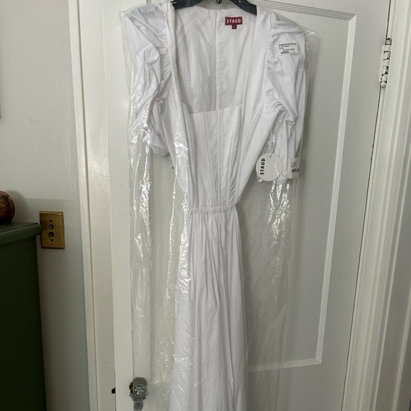 Staud Astro White Dress NWT - Picture 5 of 6